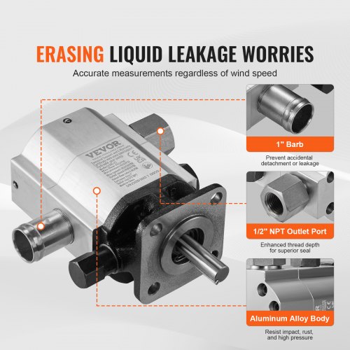 Hydraulisk brændekløverpumpe, 130x85x166 mm, aluminium