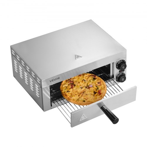 Pizzaovn, 47,7x37x19 cm, rustfrit stål, elektrisk