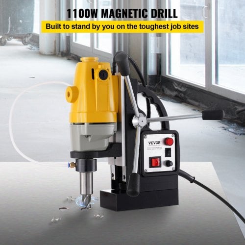 Magneettiporakone 1100W 12000N, 6 HSS-leikkuuterällä