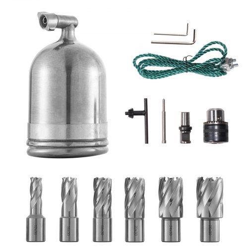 Magneettiporakone 1100W 12000N, 6 HSS-leikkuuterällä
