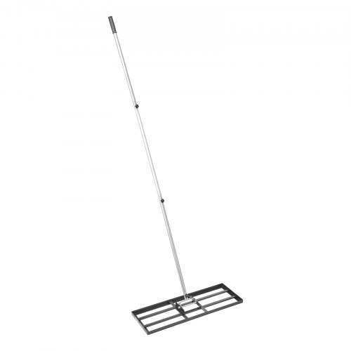 Plæneafretter rive, 76,2x25,4x213 cm, Sort, Kulstofstål