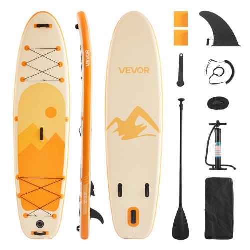 Oppustelig Stand Up Paddle Board, 305x84x15 cm, Skridsikkert dæk, Ultra-let