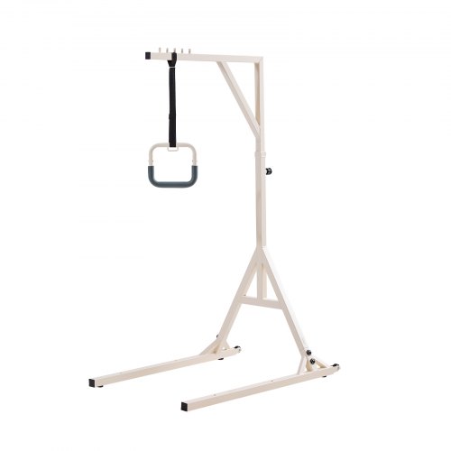 Trapezstang, højdejusterbar med gulvstativ, 111x76x174,5 cm, mobilitetshjælp, stål