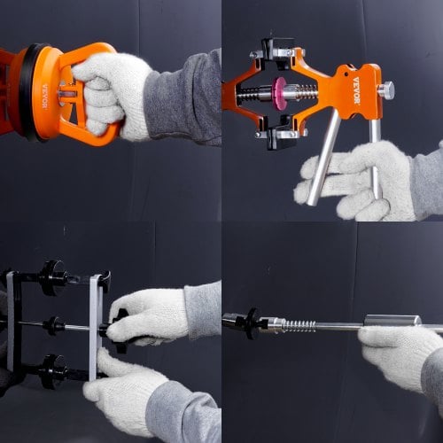 Tandudtrækningssæt, Bro-løfteværktøj, Lakfri buleremover, Aluminium