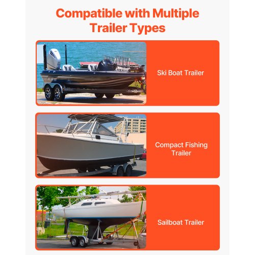 Bådtrailer Guide, 550x90x1590 mm, Stål