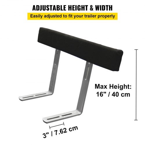 Bådtrailer guide-ons, 121,9x22x40 cm, stål