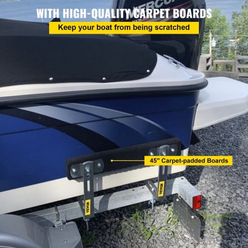 Bådtrailer guide-ons, 121,9x22x40 cm, stål
