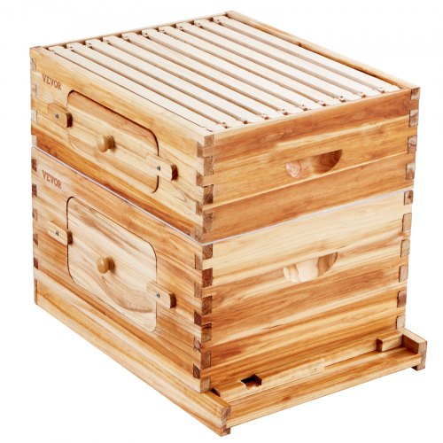 Bikupestartpaket, 20 ramar, 56,2x46,2x51,5 cm, bivaxbelagt trä Bikupestartpaket, 20 ramar, 56,2x46,2x51,5 cm, bivaxbelagt trä