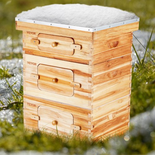 Bikube, 30-ramme Langstroth startpakke, 56,2x46,2x76 cm, fyrretræ
