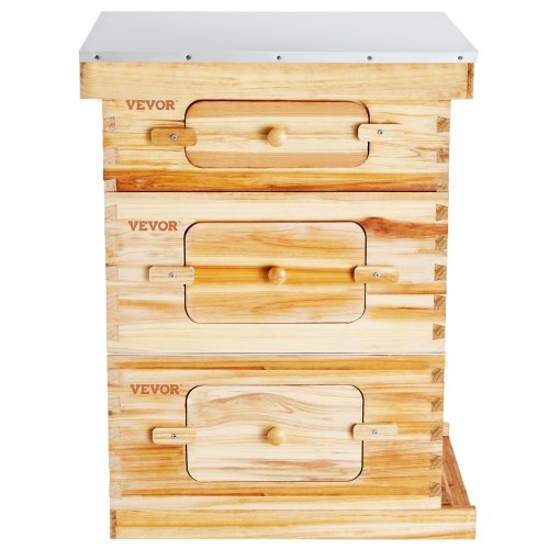 Bikube, 30-ramme Langstroth startpakke, 56,2x46,2x76 cm, fyrretræ