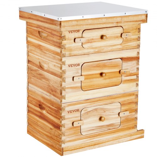 Bikube, 30-ramme Langstroth startpakke, 56,2x46,2x76 cm, fyrretræ