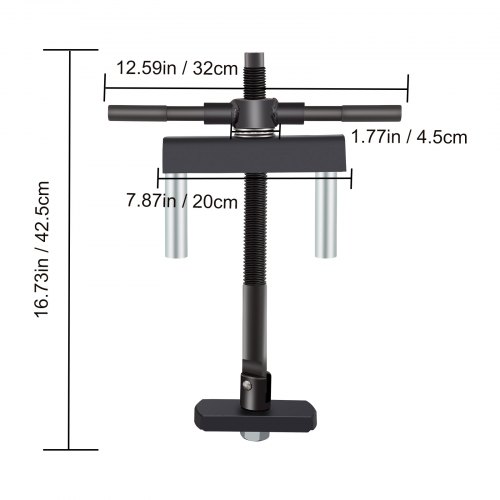 Cylinderfoderutdragare, 75-138 mm, stål, verktygssats