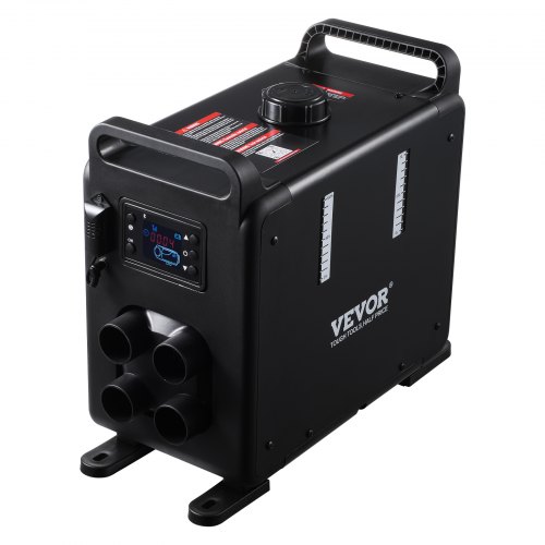 Diesel luftvarmer, 8kW, 12V/24V, Bluetooth, CO-alarm, bærbar varmeenhed