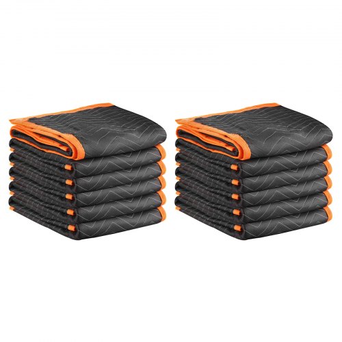 Flyttetæppe, 182,9x101,6 cm, Sort, Bomuldsfyld, Kraftig Nonwoven-stof