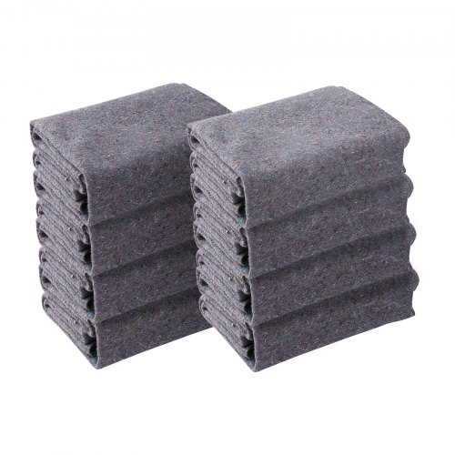 Flyttfilt,182,9x137,2 cm,Återvunnen bomull,Extra robust,12-pack