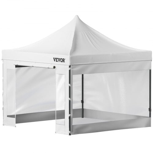Pavillon, 304,8x304,8 cm, Hvid, Udendørs Vandtæt Ly