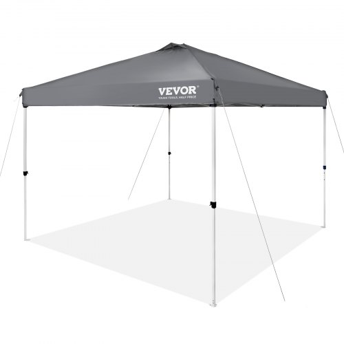 Canopy-teltta, 304,8x304,8 cm, tummanharmaa, vedenpitävä ulkosuoja
