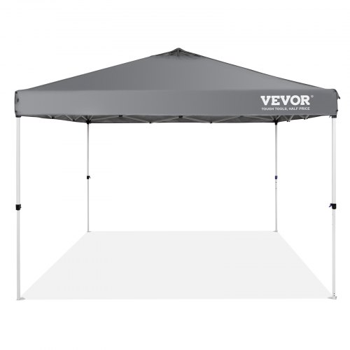 Canopy-teltta, 304,8x304,8 cm, tummanharmaa, vedenpitävä ulkosuoja