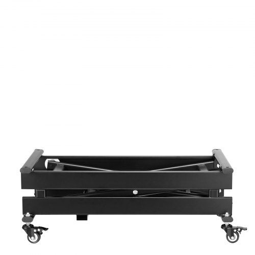 Elektrisk løftebord, 76x44 cm højdejusterbar platform, sort, materialehåndtering
