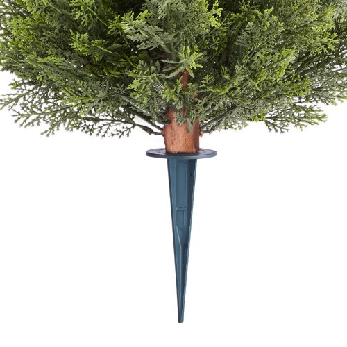 Kunstig topiary cyprestræ, 30x30x40,6 cm, grøn, kunstige planter