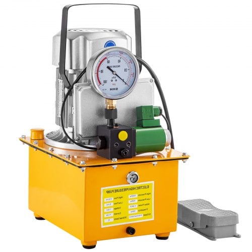 Hydraulisk elektrisk pumpe, 750W 7L 70MPa enkeltvirkende, hydraulisk kraftpakke