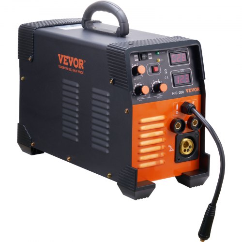 Svejsemaskine, 3 i 1 MIG TIG Bue Svejser 200 Amp, 43x18.5x11.7 cm, Digitalt Display