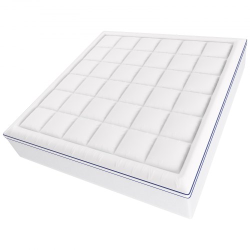 Topmadras, Premium Memory Foam Fiberfyld, 193x203,2x10,2 cm, King
