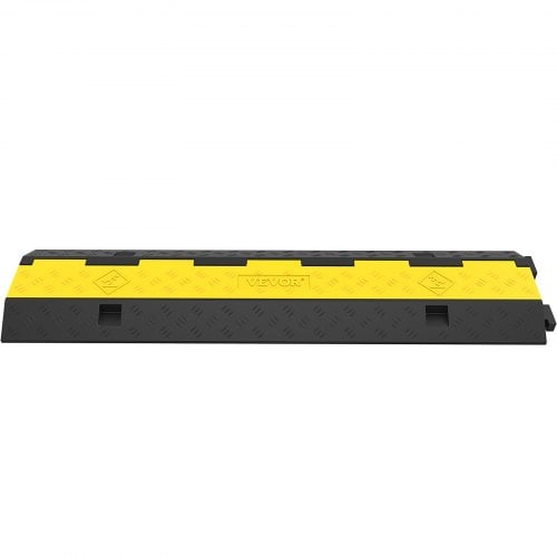 Kabelbeskytter rampe, 101x24,5x5 cm, Sort, Gummi