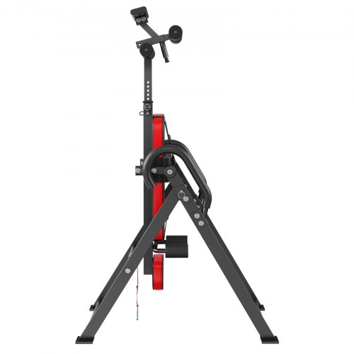 Inversionstabel, 136 kg kapacitet, rød, styrketræningsudstyr