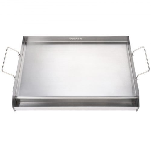 Grillpande, 59x40x10 cm, Sølv, Rustfrit Stål