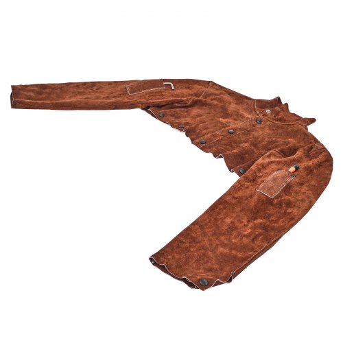 Hitsausviitta, 32x63,5x67,3 cm, Ruskea, Nahka