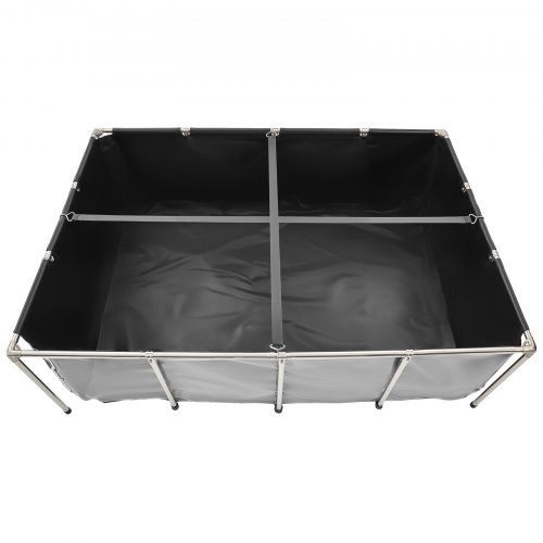 Fiske Dam, 200x140x60 cm, Sort, PVC