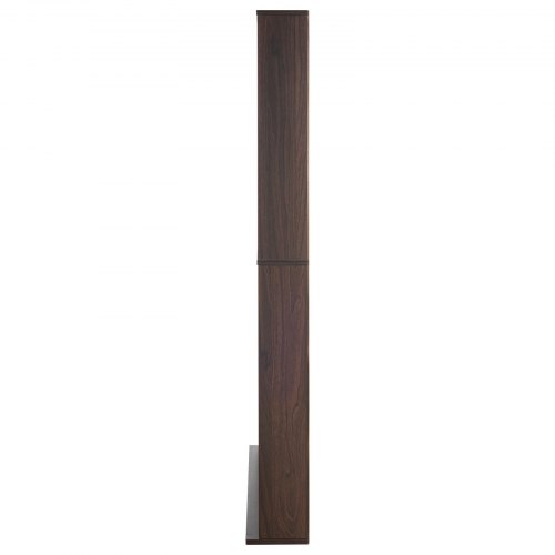 Medieopbevaringsskab, 949x182x1538 mm, Espresso, Justerbare hylder