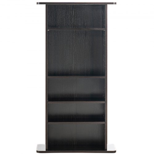 Mediakaappi, 48.3x17.8x91.4 cm, espresso, säädettävät hyllyt