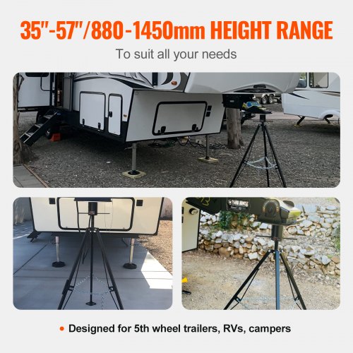 Tripod Stabilizer, 200x200x1326 mm, Justerbar højde, Stål