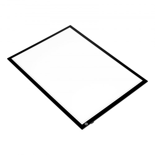 Valopöytä, A3 LED-valoalusta 42,9x30,9 cm, musta, piirtämiseen