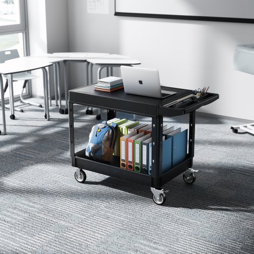 Rullebord, 94x64.5x6.8 cm, Sort, Plastik