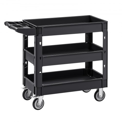 Rullebord, 103,4x43,5x85,7 cm, Sort, Plast
