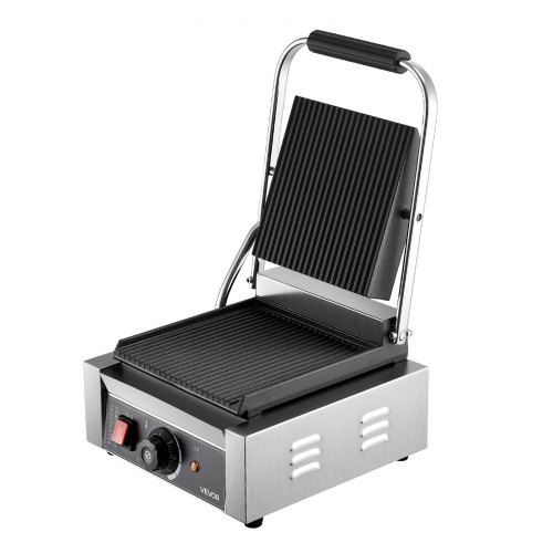 Paninigrill, 22x23 cm, rostfritt stål, elektrisk smörgåsgrill