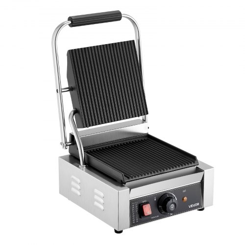 Paninigrill, 22x23 cm, rustfrit stål, elektrisk sandwichmaskine
