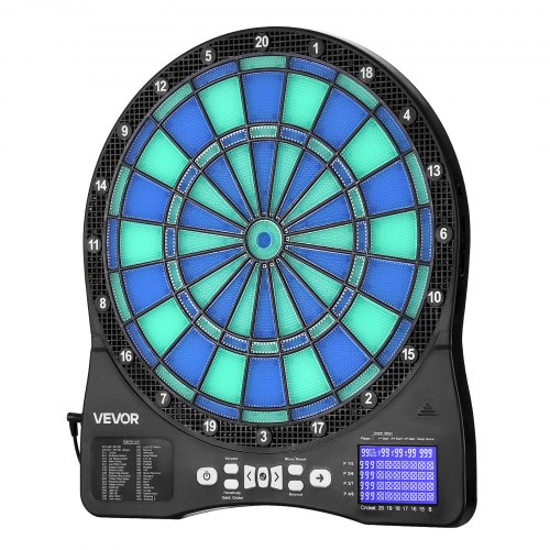 Sähköinen tikkataulu, 45x39,7x2,6 cm, LED-valaistu, muovi