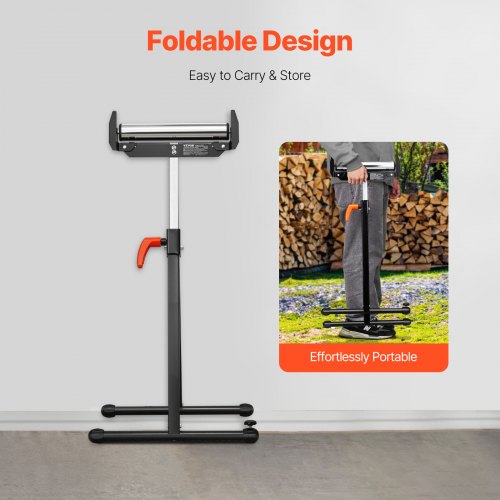 Rullestativ 69x109 cm Justerbar højde Poleret stål Sammenklappelig Kraftig