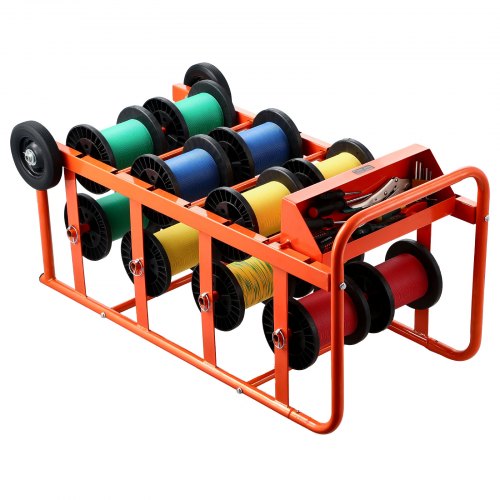 Trådrulleholder, 44x38.5x97 cm, Sort, Opbevaring