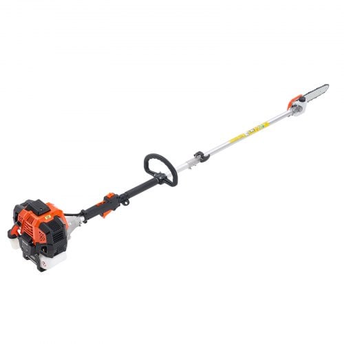 Benzindrevet stangsav, 33CC 2-takts ledningsfri stangsav, 20,3 cm sværd, 2,08x3,58 m teleskopisk, grentrimmer