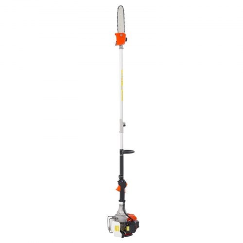 Benzindrevet stangsav, 33CC 2-takts ledningsfri stangsav, 20,3 cm sværd, 2,08x3,58 m teleskopisk, grentrimmer