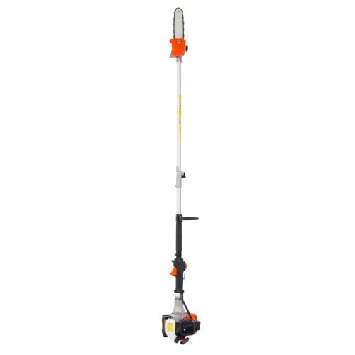 Stangsav, 25CC benzindrevet stangsav, 20,3 cm sværd, 2 til 2,74 m teleskopisk, ledningsfri grentrimmer