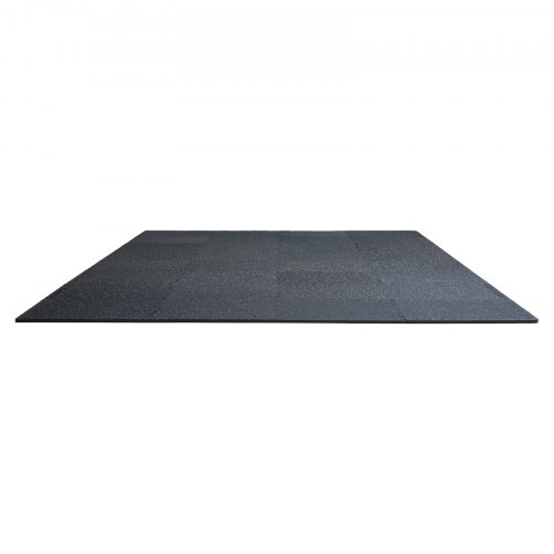 Træningsgulvmåtter, 63,5x63,5x1,4 cm, sort og hvid, gummi og EVA-skum