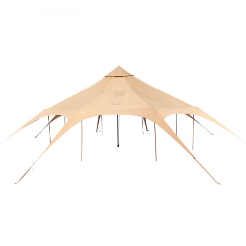 Canvas telt, Bell telt 500x280 cm, Beige, Canvas, Camping