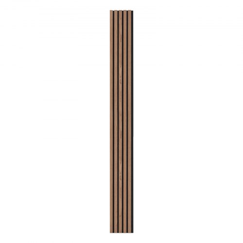 Akustiske vægpaneler, 240x20x2,1 cm, valnød, MDF