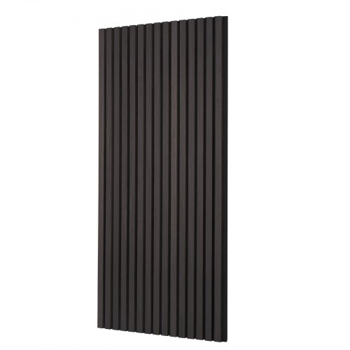 Akustiikkapaneelit, 120x60x2,1 cm, musta, MDF
